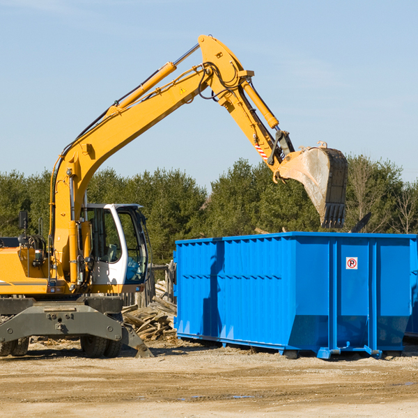 is there a minimum or maximum amount of waste i can put in a residential dumpster in Elliston